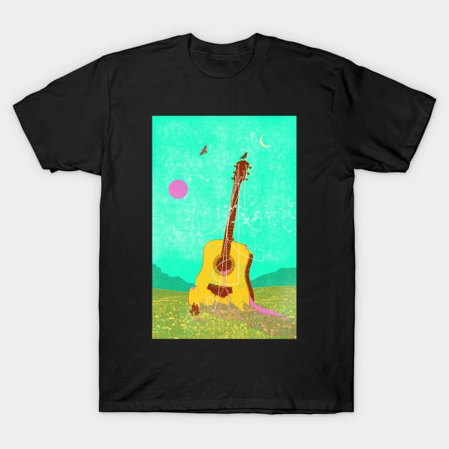 GUITAR RELIC T-Shirt by Showdeer